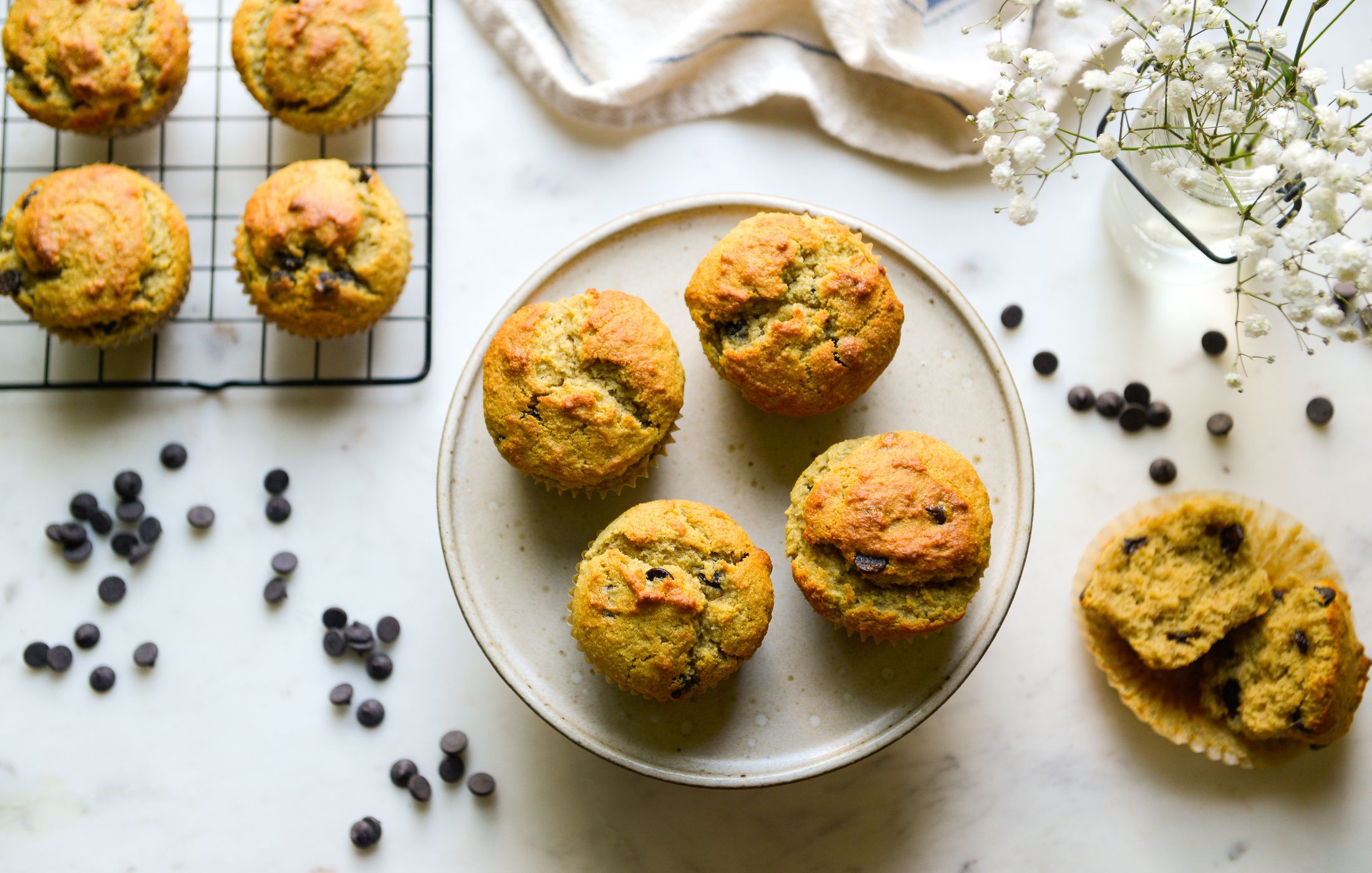GrainFree Banana Chocolate Chip Muffins Nourishing Meals®